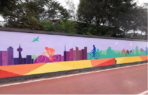 肥西墙体彩绘-围墙