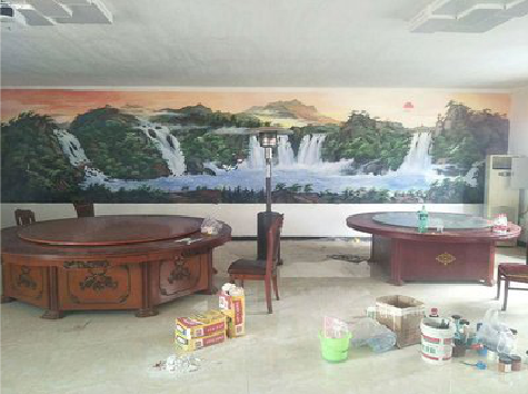 肥西墙绘-写实风景