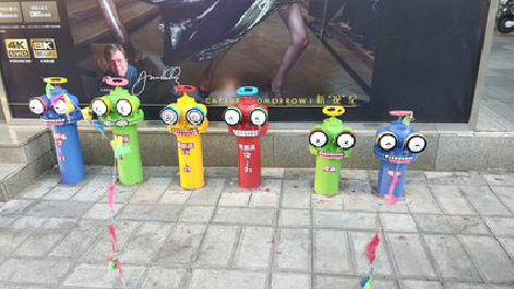 肥西商业区彩绘